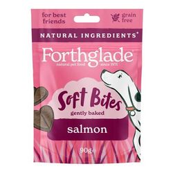 8x90g Salmon Soft Bites Forthglade Dog Treats
