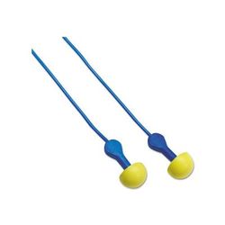 3MTM E-A-RTM ExpressTM Pod PlugsTM Earplug, Blue/Yellow, Corded (247-311-1127)