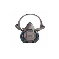 3M Rugged Comfort Half-Facepiece Reusable Respirators, Small (142-6501)