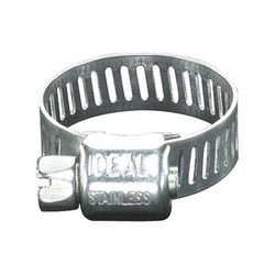 Ideal Industries 62P Series Small Diameter Clamps, 1/8" Hose ID, 1/4-5/8" Dia, Stnls Stl 201/301 (420-62604)