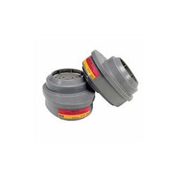 MSA Advantage Respirator Cartridge, Organic Vapor/Acid Gas, GMC/P100, Yellow/Magenta (454-815364)