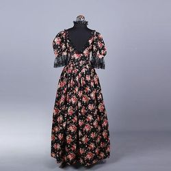 Rococò Vittoriano Abito da Ballo Lunghezza al pavimento Vestito Abito da Ballo Costume Per donna Reale Halloween Carnevale Mascherata Balli di fine anno Performance Carnevale di Venezia Adulti Vestito