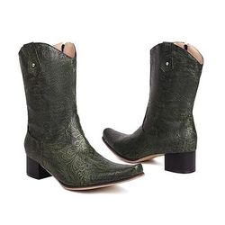 Retrò Vintage Hippie Anni '70 Scarpe Stivali western Hippie Cowboy del West Jacquard Costume Per uomo Carnevale Mascherata Vacanza Festa / Sera Abbigliamento quotidiano Adulti Scarpe