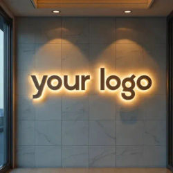 Custom Business Sign Metal Blacklit Sign Business Laser cut Metal Sign Outdoor 3D Logo Wall Logo Letter For Shop Salon Hotel Dec
