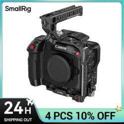 SmallRig Dedicated Handheld Kit for Canon EOS C70 with Cold Shoe Mounts ARRI 3/8" Holes Supports for