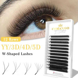 CoMango W Eyelash Extension Automatic Flowering 2d/3d/4d/5d/6d/8d W Fake Lashes 0.07 CD Premade Volume Fans Individual Eyelashes