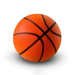 Winter Grooved Silent Basketball Ball Size 7 Adult Airless PU Foam Ball High Density Bouncing Quietly Dribble Indoor Xmas Gifts