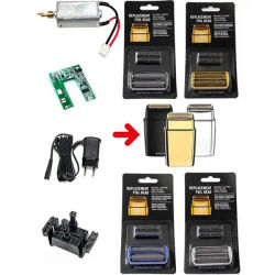 Compatible with BabylissPro BABFS2GCN Electric Shaver Charger Motherboard, Motor Battery, Hair Clipper Accessory Guide Block