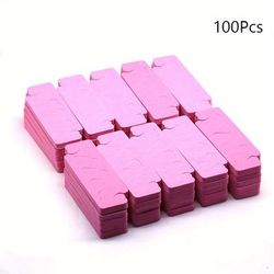 TEMU 50/100pcs Heart-shaped Toe Separator Finger Splitter Nail Art Tool, Pink Set Soft Sponge Foam Toe Dividers For Manicure Accessories