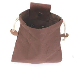 Outdoor Foraging Case Bag Leather Bushcraft Bag Vegetable Harvest Garden Fruit Picking Waist Tools Storage Hanging Pouch Camping