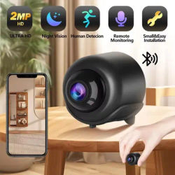 Mini telecamera HD da 2 MP WiFi Baby Monitor Sicurezza Sorveglianza di sicurezza Videocamera per visione notturna Videoregistratore audio con camma IP