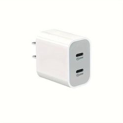 TEMU Usb C Charger, 40w 2- Usb C Charger , Charging Pd C Compatible For /15/14/13/12/11//xs/xr/8/7/ Phone, Tablet