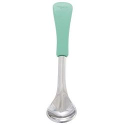 Avanchy Stainless Steel Infant Spoons, 2 Pack - Green