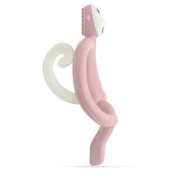 Matchstick Monkey Original Monkey Teething Toy - Dusty Pink