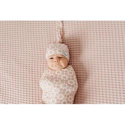 Copper Pearl Knit Swaddle Blanket - Star