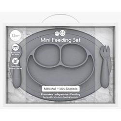 EZPZ Mini Feeding Set - Gray