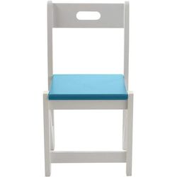Lipper International Kids' ZigZag Stacking Chairs, Set of 2 - Turquoise