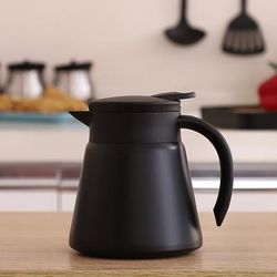 TEMU Keepred Stainless Steel Insulated Teapot, 600/800ml Large-capacity, Shell 201, Easy To Clean, Portable Water Bottle, Ideal For Office And Household Use