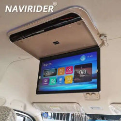 17.3 Inch/19.5 Inch 1920*1080 Roof Ceiling Monitor IPS Touch Screen Android12 Multimedia Video Player Mirror Link Remote Control