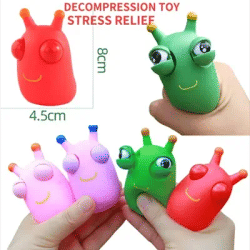 Créatif drôle globe oculaire éclat presser jouet oeil vert chenille pincement jouets adultes enfants soulagement du Stress Fidget jouet Panda poupée jouet