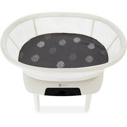 4moms Mamaroo Sleep Cotton Bassinet Sheet - Grey Crosshatch