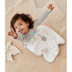 Love To Dream Long Sleeve Sleep Bag Organic Cotton Fleece Mild, 18-36 M - Stellar White