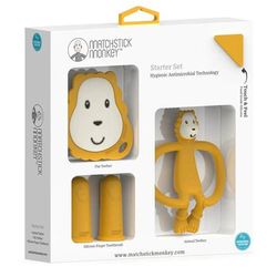 Matchstick Monkey Teething Starter Set - Ludo Lion