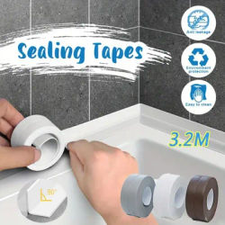 Sealing Waterproof Tape Bathroom and Kitchen Border Tape in The Bath Anti-mildew Caulking Sealed Waterproof Isolate Tape Sticker