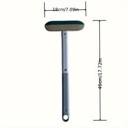 TEMU Long-handle Pet Hair Remover Brush: Durable Nylon Material, Suitable For Dogs - Perfect For Grooming And Cleaning