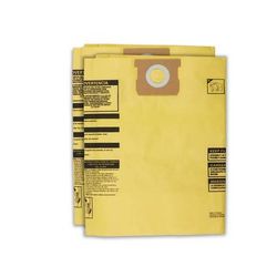 Shop-Vac 16/22 'J' High Efficiency Drywall Paper Bags 9067333, 2 Pack