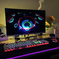 AOTESIER 22 24 Inch Monoblock PC Core i5 i7 All in One Computer 8/16GB Gaming PC Complete Full Set With Windows PC GAMER GAMING