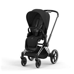 Cybex Priam 4 Stroller (One Box) - Chrome / Black / Sepia Black