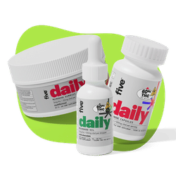 daily microdose bundle with mint choco drops