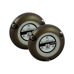 Lumitec SeaBlaze Mini 700 Lumens Underwater Non-Dimming Light Brushed Finish Pair White 101245
