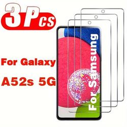 TEMU 3pcs Screen Protector Glass For Galaxy A52s A52s 5g Tempered Glass Film