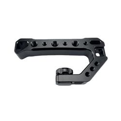 TEMU Aluminum Alloy Dslr Camera Rig Top Handle, Universal Multi-function Cold Shoe Mount Extension Bracket With Hollow Design, Metal Locking Knob – No Electronic Components