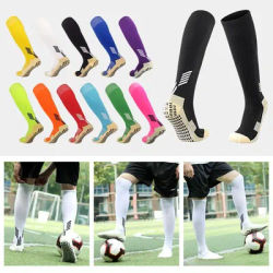 Chaussettes hautes professionnelles antidérapantes pour adultes et enfants, bloc de caoutchouc, bas de serviette, longues, Football, Hockey, sport, unisexe