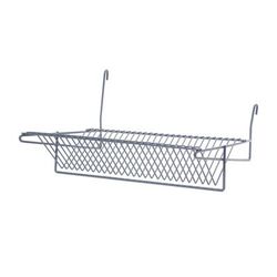 Quantum Food Service SG-SLH201412GY Store Grid Lid Drying Rack - 20 1/2" x 13 3/4" x 10 1/2", Gray