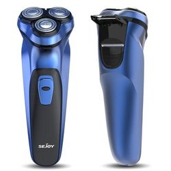TEMU Electric Razor For Men Cordless: Wet/dry Rotary Shaver - Usb Fast Charging & Sensitive Light Beige Care - Pop-up Trimmer & Precision Blades, Fast Charging, Best Gift