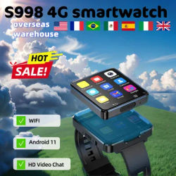 S998 4G Smartwatch 2024 Orologi per uomo donna con Bluetooth Wifi Android11 SIM fotocamera impermeabile Smartwatch esterno per Xiaomi