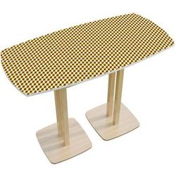 table réunion haute woody 6 places safran- manutan expert