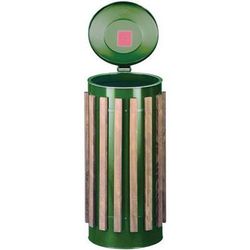 Poubelle Double Battants Luxe Vert 120l - Var