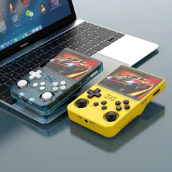 2024 R36S Retro Video Game Console Linux System 3.5 Inch IPS Screen Portable Pocket Player 64GB 128G Games best Kids gifts