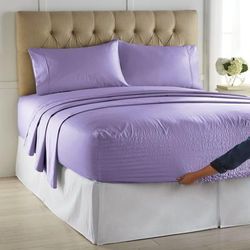 Bed Tite™ 500 Thread Count Sheet Set by BrylaneHome in Lilac (Size FULL)