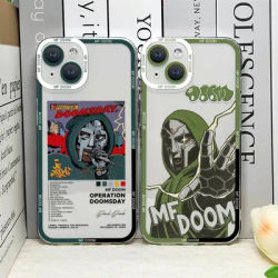 Fashion MF DOOM Hot Singer Phone Case for IPhone 16 15 14 13 12 11 Mini Pro Max X XR XS 7 8 16Plus
