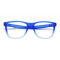 Unisex s square Blue Plastic Prescription eyeglasses - Eyebuydirect s Oakley Centerboard