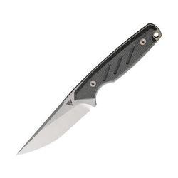 Dirty Bird Knives Fox Mod III Micarta Fixed Blade Knife 8in Overall 3.75in Satin 154CM Blade Black Canvas Micarta Handle Kydex Sheath DBKFM3220101