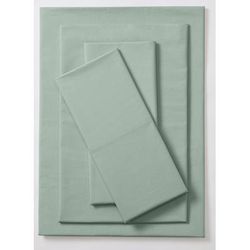 Percale Cotton Sheet Set by Homestyles in Smoke (Size QUEEN)