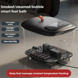 Electric Footbath Spa Machine Kneading Foot Washing Health Care Intelligent Bubble Massage Constant Temperature Foot Bath Bucket