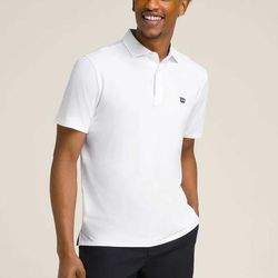 Wilson League Polo Men's Tennis Apparel Bright White